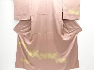 色紙模様刺繍一ツ紋訪問着